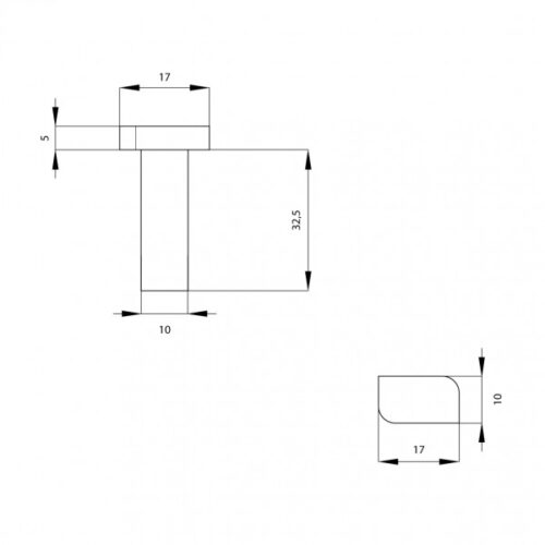 Hammerkopfschraube M10x32mm – Bild 2