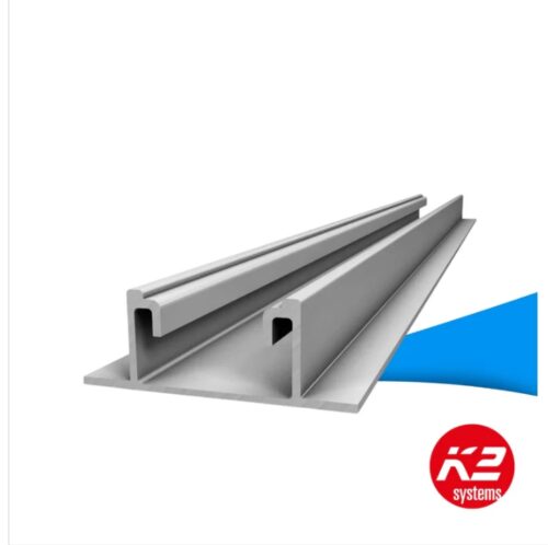 K2 BasicRail 4.8m - Sloping roof trapezoidal sheet