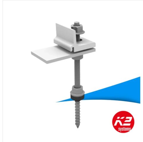 K2 SingleRail Stick screw M10x180 - Inclined roof corrugated fibre cement